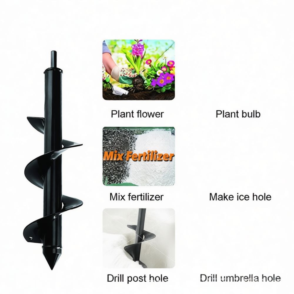 스파이럴 드릴 액세서리, 전동 드릴용 정원용 오거 비트 - Gardening Tools Vegetables 리뷰 및 가격