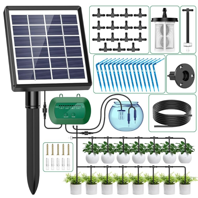 냄비 식물을위한 내장 1800mAh 배터리 관개 기능이 - Automatic Plant Waterer 리뷰 및 가격
